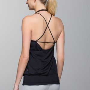 Brand New Lululemon Flow & Go Tank Black 6